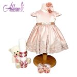 Rochie botez cu lumanare
