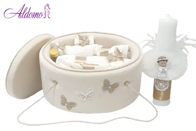 2873-trusou-botez-cu-lumanare-fata.jpg Trusou Botez Cu Lumanare Fata - imagine 1