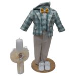 Costum Cu Lumanare Botez Baieti