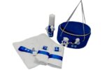 Trusou Albastru Botez Cu Lumanare - imagine 2