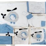 Set Albastru Maternitate Bebe