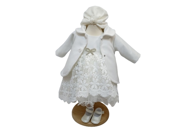 5935-rochie-alba-cu-palton-botez.jpg Rochie Alba Cu Palton Botez - imagine 1