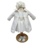 Rochie Alba Cu Palton