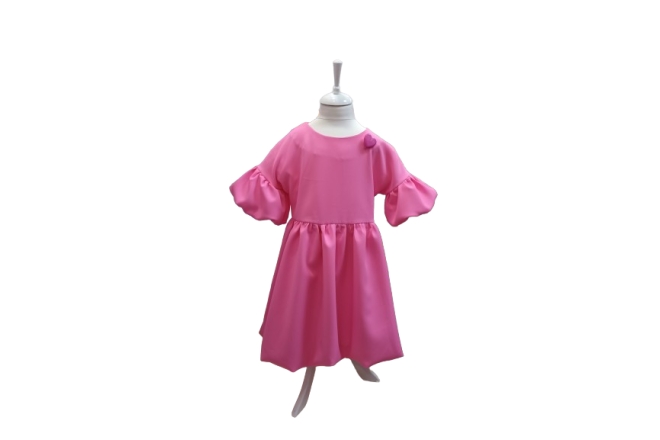 6180-rochie-ciclam-fata.jpg Rochie Ciclam Fata - imagine 1
