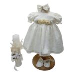 Rochie Ivoire Botez Cu Lumanare