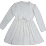 Rochie Alba Copii Fete