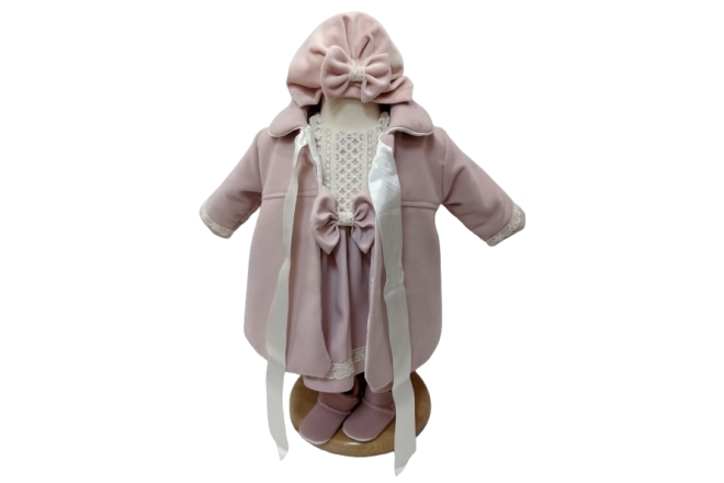 6980-rochie-roz-pudra-cu-palton-fata.jpg Rochie Roz-Pudra Cu Palton Fata - imagine 1
