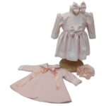 Rochie Roz Cu Palton Bebelus