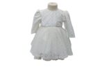 Rochie Alba Cu Palton Fete - imagine 3