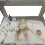 Set Trusou Botez Cu Lumanare Fluture