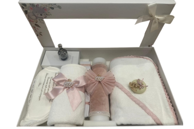 7089-set-trusou-botez-cu-lumanare-fete.jpg Set Trusou Botez Cu Lumanare Fete - imagine 1