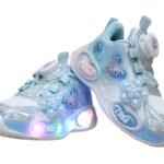 Adidasi Bleu Cu Led Fetite