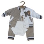Costum Bej Cu Urs