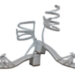 Sandale Elegante Cu Toc Fata