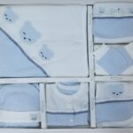 Caseta Maternitate Alb-Bleu