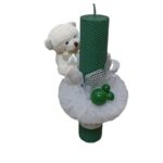Lumanare Botez Verde Tip Fagure