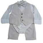 Costum Crem Baieti