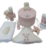 Trusou Botez Roz Cu Lumanare