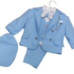 Costum Bleu Marimi 0-9 Luni