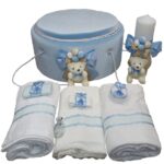Trusou Bleu Botez Cu Lumanare