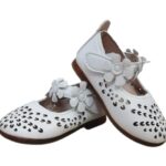 Pantofi Albi Perforati Copii