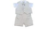 Costum Crem Botez Copii