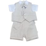 Costum Crem Botez Copii