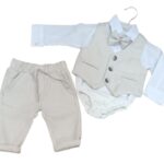 Costum Crem Baieti